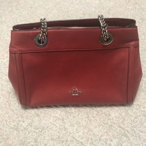 Authentic Coach bag with chain straps